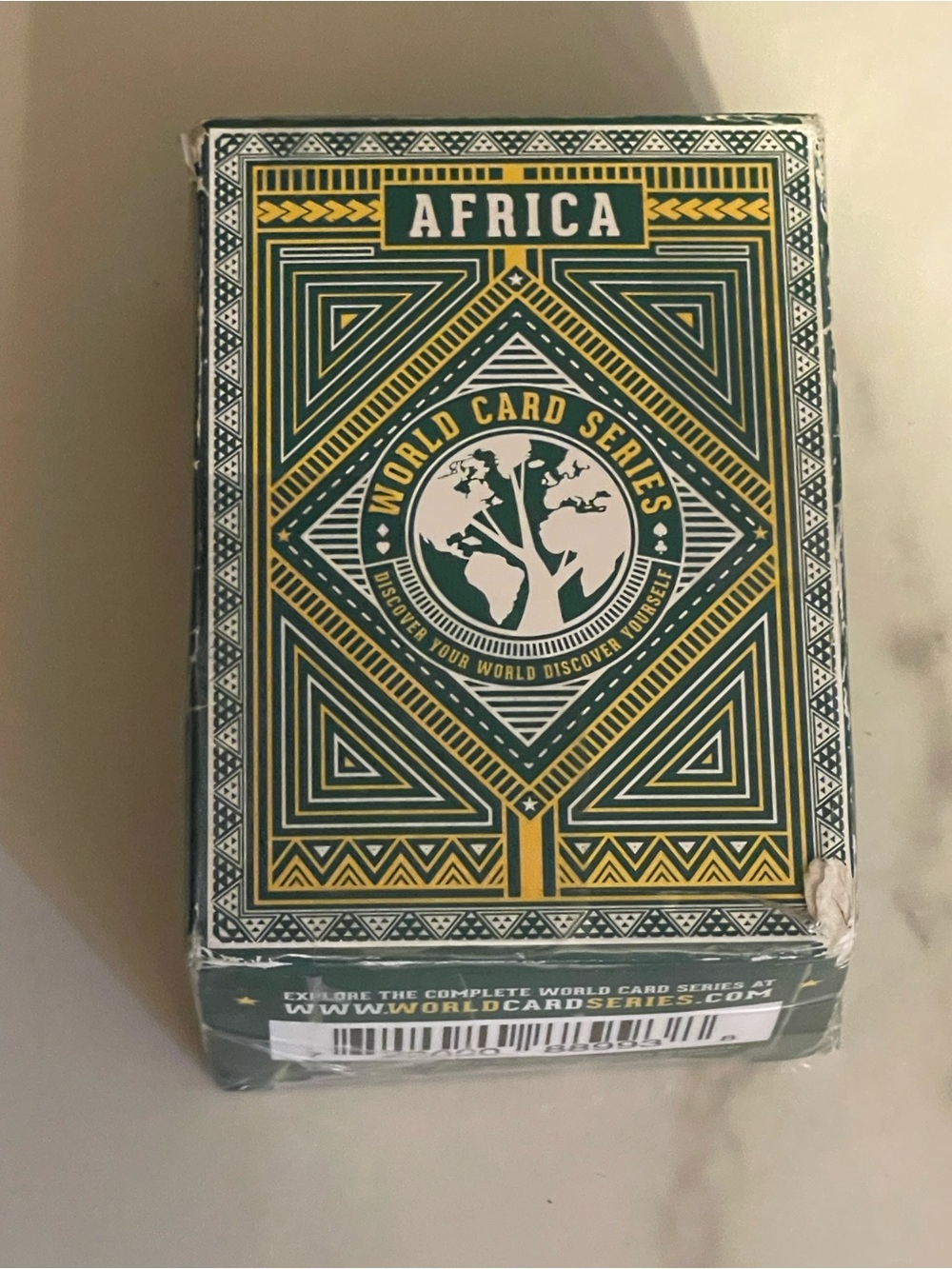 World Card Series Continent Discover Explore Africa, Card Game 108 Cards
